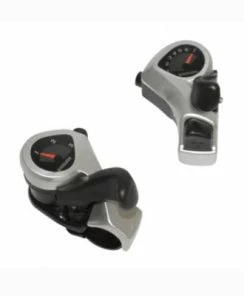 P2R Paire De Manettes à Bouton Poussoir 3 Et 7 Vitesses