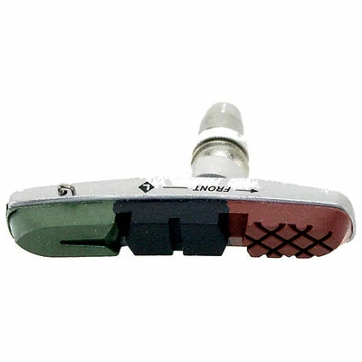 Promax Paire De Patins V-Brake Triple Gomme Avec Support Aluminium 2 Promax Paire De Patins V-Brake Triple Gomme Avec Support Aluminium – Image 2