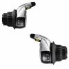 Paire De Poignées Tournantes Revoshift 3x7 Gris Tourney Shimano