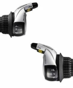 Paire De Poignées Tournantes Revoshift 3x7 Gris Tourney Shimano
