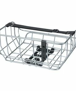 Panier Arrière Chrome Sur Porte-bagages MIK Portland Basil