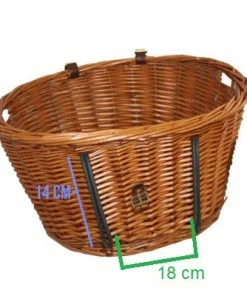Panier Avant En Osier Pour Chien Sur Guidon - Trixie -VTT Boutique panier avant en osier pour chien sur guidon trixie full 4