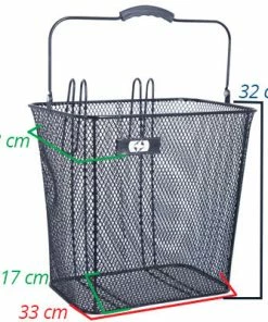 Panier Avec Crochets Sur Porte Bagage Arrière Oxford -VTT Boutique panier avec crochets sur porte bagage arriere oxford full 3