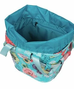 Panier Guidon Bleu 15L Compatible Klickfix Bloom CarryAll Basil -VTT Boutique panier guidon bleu 15l compatible klickfix bloom carryall basil full 4