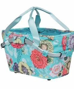 Panier Vélo Arrière Bloom Field 22L Bleu Fleuri Carry All Basil