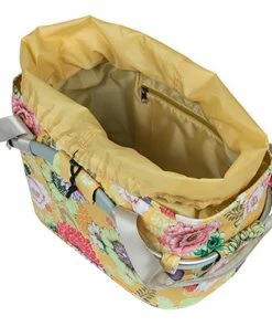 Panier Vélo Arrière Bloom Field 22L Jaune Fleuri Carry All Basil -VTT Boutique panier velo arriere bloom field 22l jaune fleuri carry all basil full 3