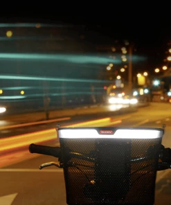 Panier Vélo Avant Avec Réflécteur Uni Reflect KlickFix -VTT Boutique panier velo avant avec reflecteur uni reflect klickfix full 3