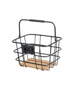 Panier Avant Pour Vélo Avec Socle En Bois Z Front Zefal