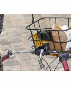 Panier Avant Pour Vélo Avec Socle En Bois Z Front Zefal -VTT Boutique panier velo avant bois zefal 4