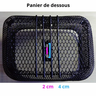 Panier Vélo Avant En Acier 20 L Sur Potence Hapo-G 4 Panier Vélo Avant En Acier 20 L Sur Potence Hapo-G – Image 4