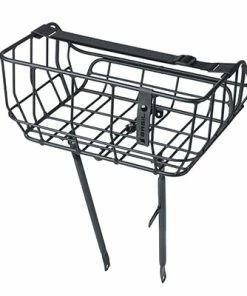 Panier Vélo Avant Noir Mat En Aluminium 25L Portland Basil