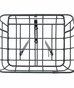 Panier Vélo Avant Noir Mat En Aluminium 25L Portland Basil -VTT Boutique panier velo avant noir mat en aluminium 25l portland basil full 3