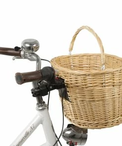 Panier Vélo Avant Osier Sur Guidon M-Wave -VTT Boutique panier velo osier m wave 3