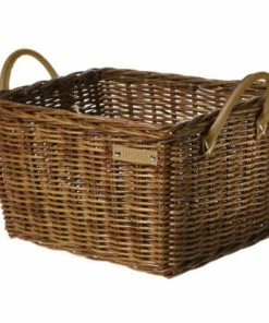 Panier Vélo Osier Vintage Portland Basil
