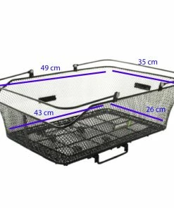 Panier Vélo Sur Porte-bagage Arrière California Basil -VTT Boutique panier velo sur porte bagage arriere california basil full 5