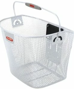 Panier Vélo Uni Blanc Pour Fixation Klickfix