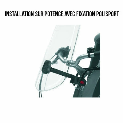 Pare Brise De Vélo Polisport Fixation Potence 2 Pare Brise De Vélo Polisport Fixation Potence – Image 2