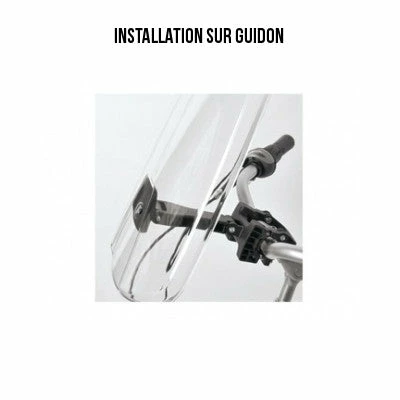 Pare Brise De Vélo Polisport Fixation Sur Guidon 2 Pare Brise De Vélo Polisport Fixation Sur Guidon – Image 2