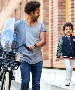 Pare-brise Teinté Pour Siège Vélo Enfant Urban Iki Gris -VTT Boutique pare brise teinte pour siege velo enfant urban iki gris full 4