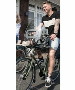 Pare Brise Vélo Pour Siège Bobike One+ Mini -VTT Boutique pare brise velo pour siege bobike one mini gris full 4