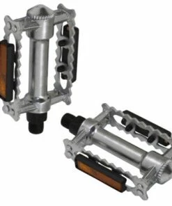 Brandless Pédales Crantées En Acier Chromé Pour Vélo De Ville Et VTC