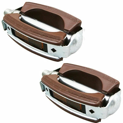 Pédales Vélo Vintage En Résine Marron City Marwi 1 Pédales Vélo Vintage En Résine Marron City Marwi