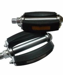 Messingschlager Pédales Vintage Rubber Pour Vélo