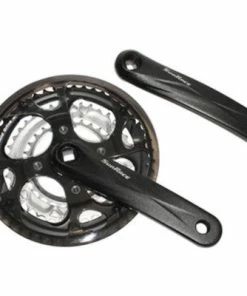 SUNRACE Pédalier 7/8 Vitesses Triple Plateaux 28/38/48 Dents