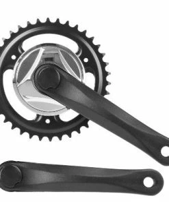 Messingschlager Pédalier Mono Plateau 38 Dents Noir Vélo 5 à 8 Vitesses