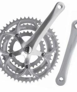 Messingschlager Pédalier Triple Plateaux Vélo 9 Vitesses 30/42/52 Dents