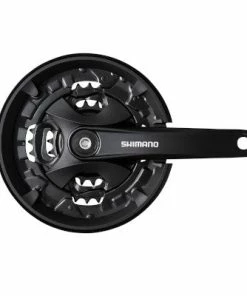 Pédalier Vélo Triple Shimano FC-MT10 3x9V 40/30/22 Dents 175mm