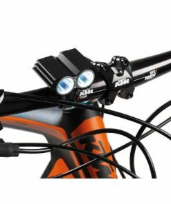 Barbieri Phare De Vélo Avant 2000 Lumens Sur Guidon Ou Casque