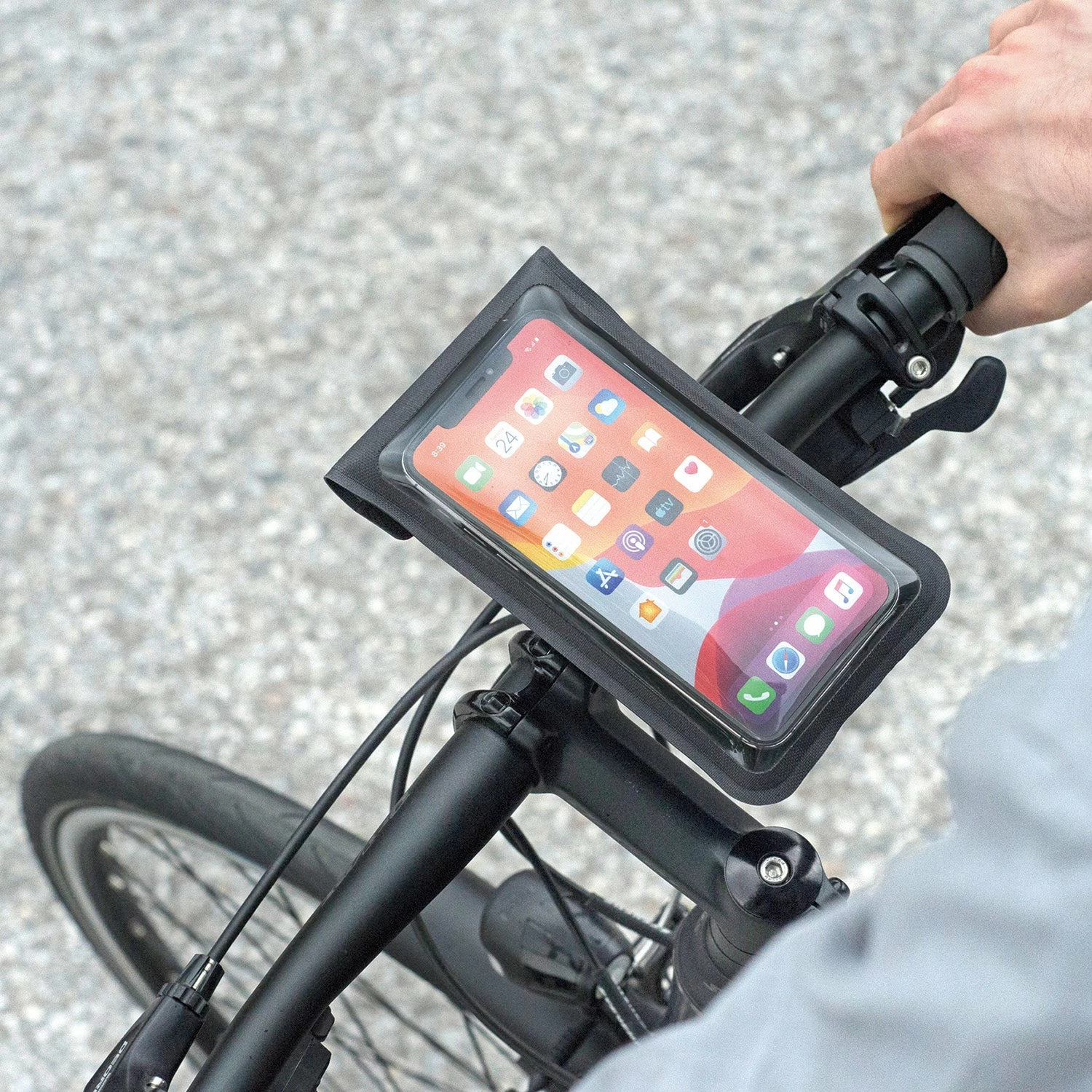 Etui étanche Pour Smartphone Sur Guidon Vélo PhoneBag Light Klickfix 4 Etui étanche Pour Smartphone Sur Guidon Vélo PhoneBag Light Klickfix – Image 4