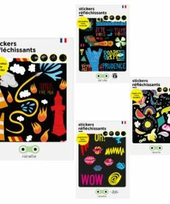 Planche De Stickers Réfléchissants Grand Format Rainette