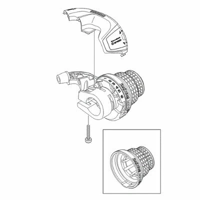 Poignée Rotative Vélo 6 Vitesses Revoshift Shimano 2 Poignée Rotative Vélo 6 Vitesses Revoshift Shimano – Image 2