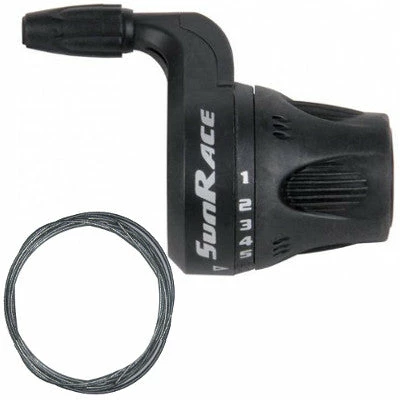 Poignée Tournante Droite Sunrace 5 Vitesses 1 Poignée Tournante Droite Sunrace 5 Vitesses