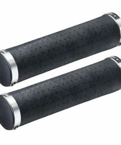 Poignées De Vélo En Cuir Synthétique Noir Classic - Ritchey