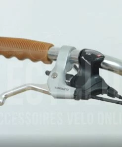 Brandless Poignées De Vélo Vintage Caramel Avec Creux 110 Mm -VTT Boutique poignees de velo vintage caramel avec creux 110 mm full 3