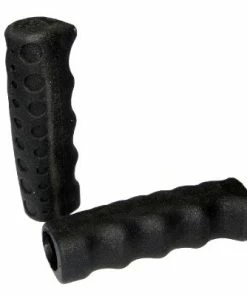 Brandless Poignées De Vélo Vintage Noires 110 Mm