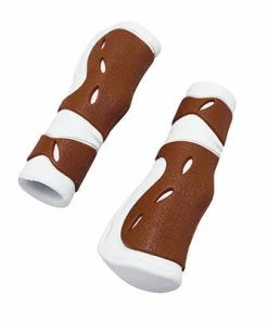 Progrip Poignées Ergonomiques Vélo Vintage Coloris Marron Et Blanc