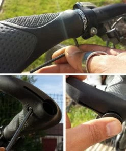 VELO Poignées Vélo Ergonomiques Avec Cornes Triple Densité - La Paire -VTT Boutique poignees velo ergonomiques avec cornes triple densite la paire full 4