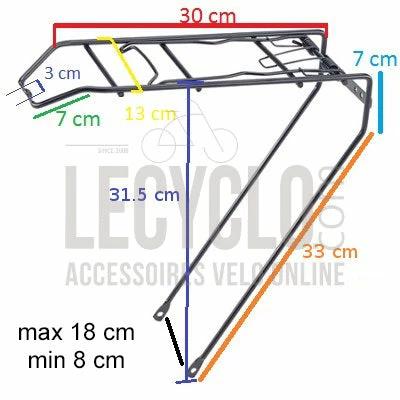Point Porte Bagage Arrière Noir Pour Vélo 26 Pouces 4 Point Porte Bagage Arrière Noir Pour Vélo 26 Pouces – Image 4