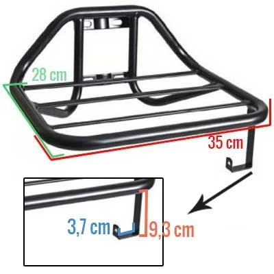 Porte Bagage De Vélo Avant Large Steco 2 Porte Bagage De Vélo Avant Large Steco – Image 2