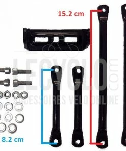 Porte Bagage Noir Charge 35 Kg Vélo Steco 7 Porte Bagage Noir Charge 35 Kg Vélo Steco -VTT Boutique porte bagage noir charge 35 kg velo steco full 4