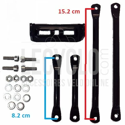 Porte Bagage Noir Charge 35 Kg Vélo Steco 4 Porte Bagage Noir Charge 35 Kg Vélo Steco – Image 4