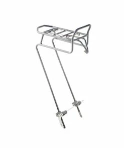 Ostand Porte Bagage Vélo Avant Argent