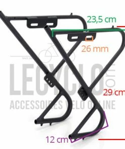 Porte Bagages Avant Vélo 26 à 28 Pouces Lowrider LR-F02 XLC -VTT Boutique porte bagages avant velo 26 a 28 pouces lowrider lr f02 xlc full 3