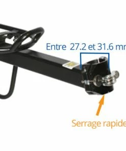 Brandless Porte Bagages Sur Tige De Selle Avec Garde Boue Intégré -VTT Boutique porte bagages sur tige de selle avec garde boue integre full 3