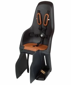 Siège Vélo Junior Porte-bagages Arrière Pliant Minia -VTT Boutique porte bebe velo arriere noir minia