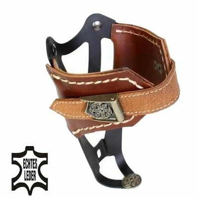 Point Porte Bidon Vintage Avec Lanière En Cuir 1 Point Porte Bidon Vintage Avec Lanière En Cuir